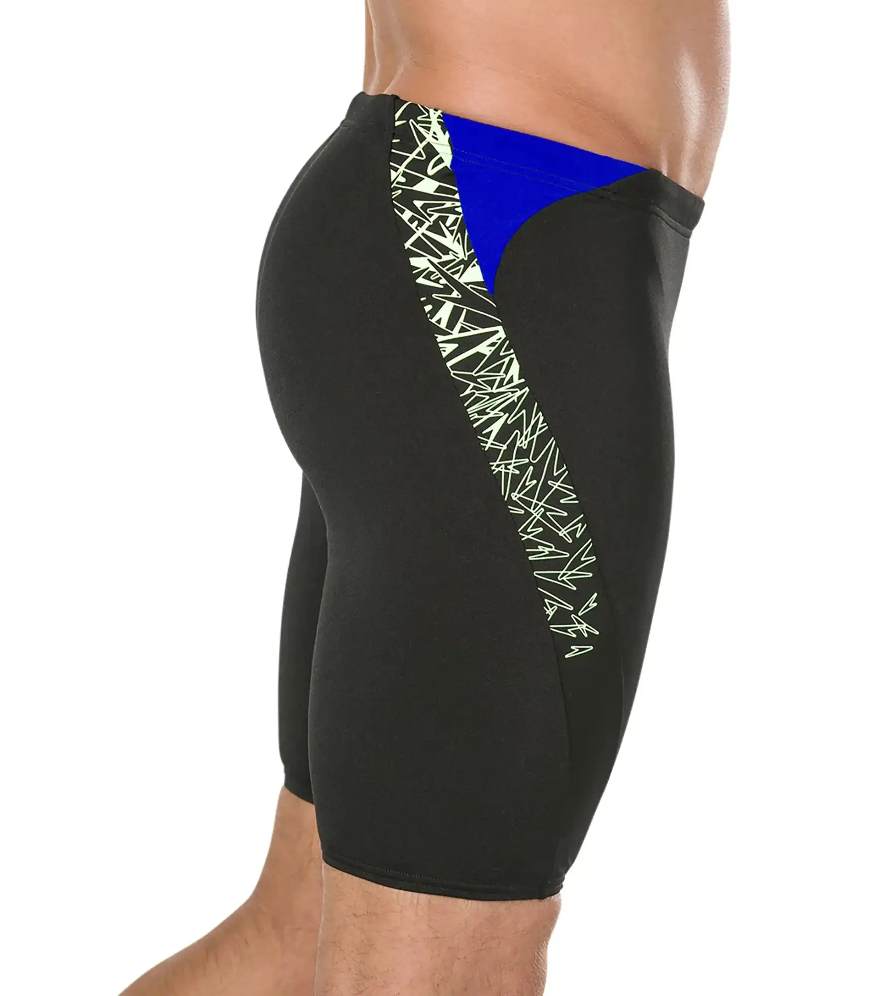 Men's Endurance Boom Splice Jammer - Black & Bright Zest