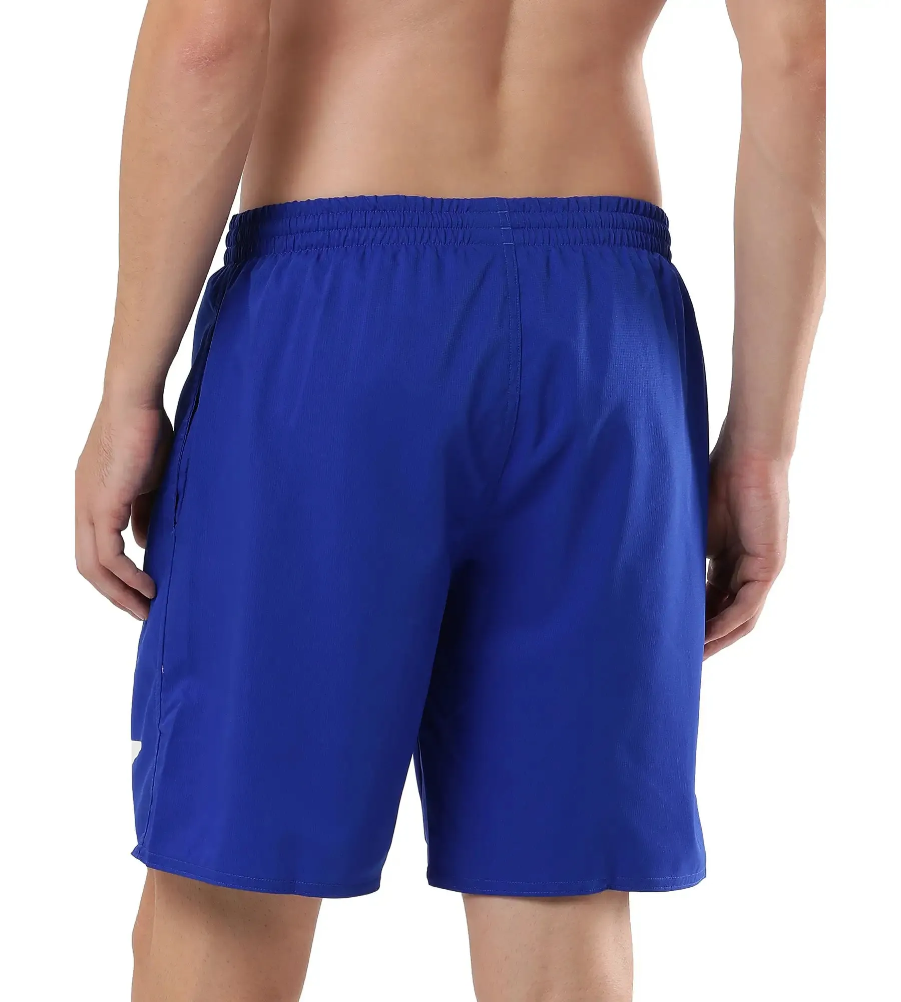 Men's Essential Placement Printed Watershorts - Chroma Blue  &  White