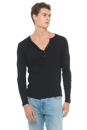 Men's Long Sleeve Henley