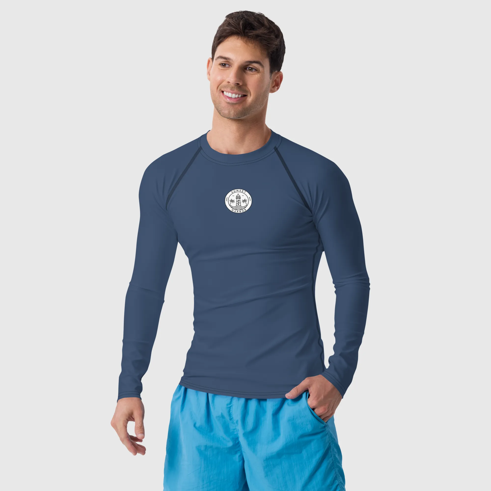 Men's Rash Guard - Dark Blue