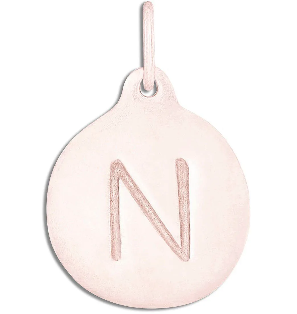 N Alphabet Charm