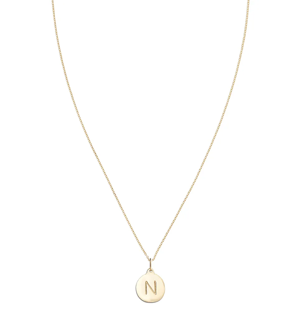 N Alphabet Charm