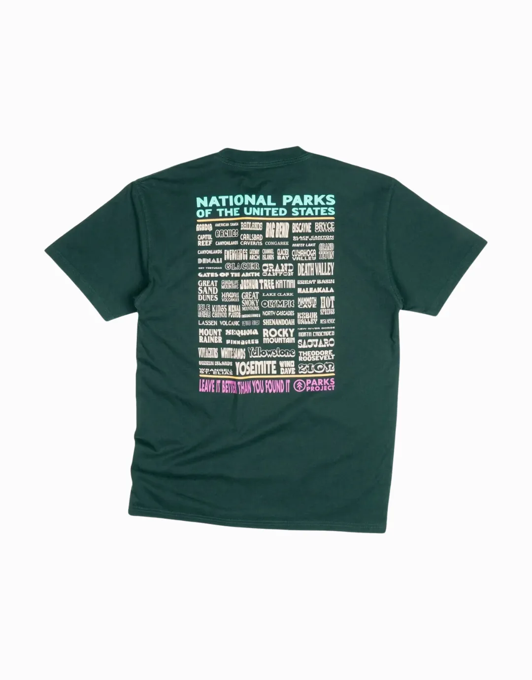 National Parks Lineup Pocket Tee