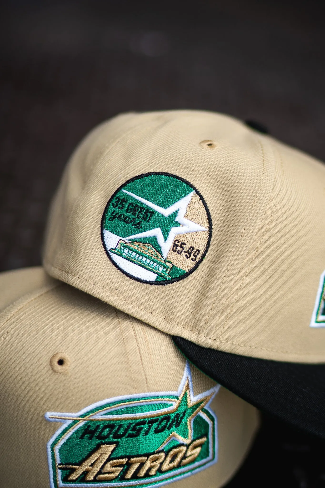 New Era Houston Astros 35th Anniversary Good Green UV (Vegas Gold/Black)