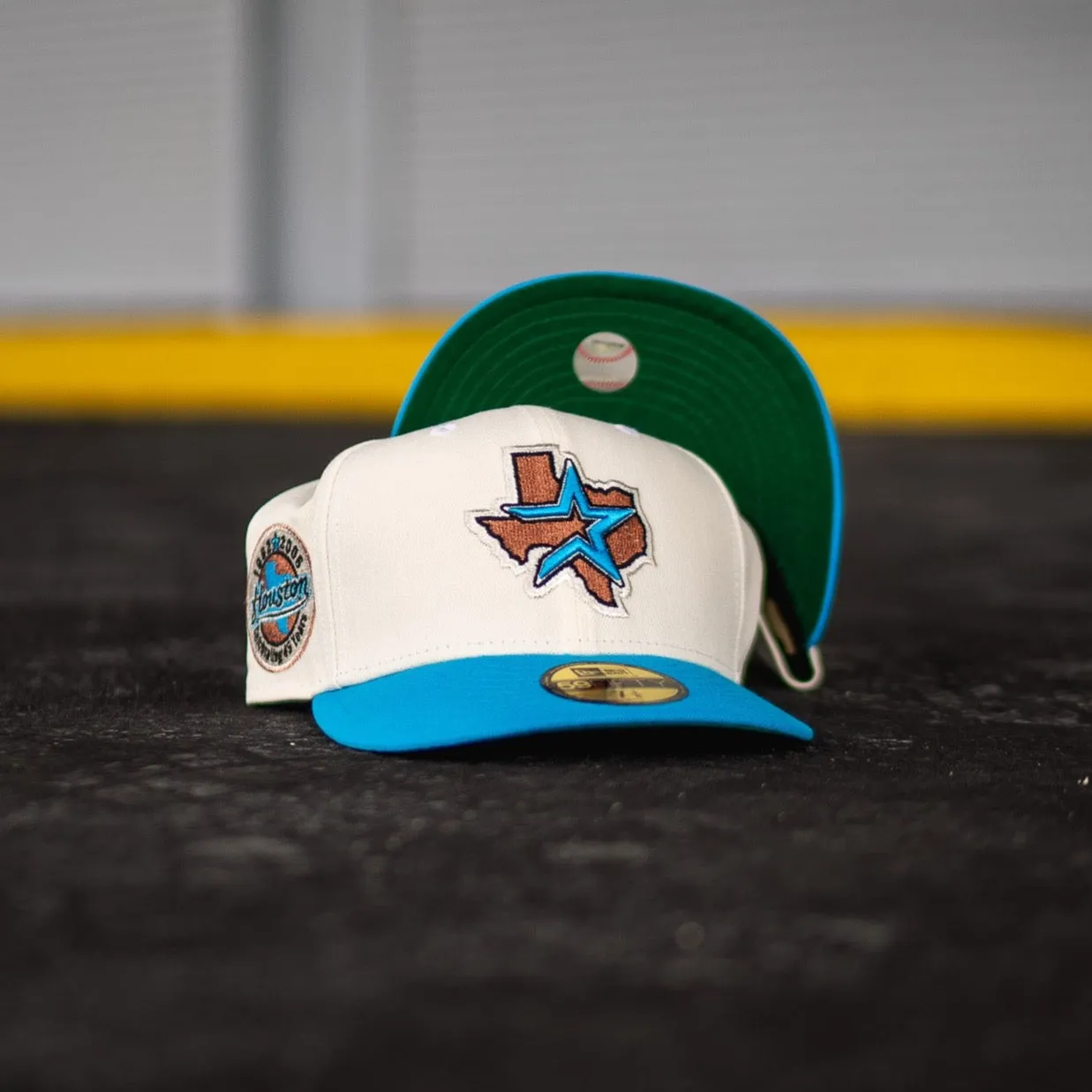 New Era Houston Astros 45th Anniversary Green UV (Off White/Aqua)