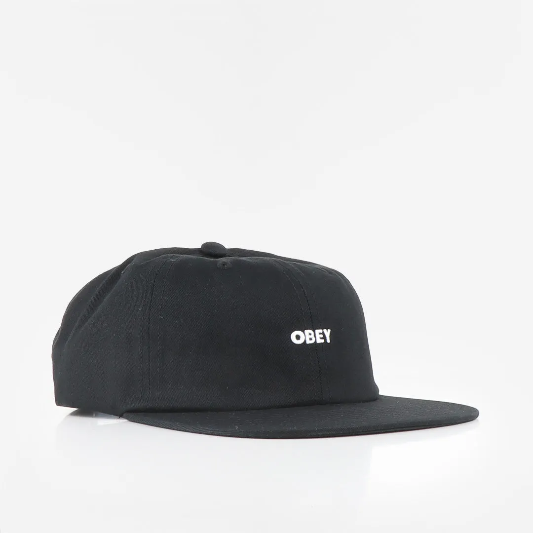 OBEY Bold Twill 6 Panel Strapback Cap