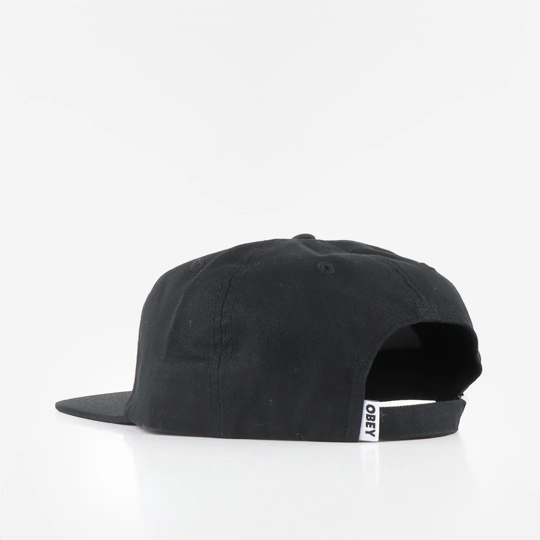 OBEY Bold Twill 6 Panel Strapback Cap