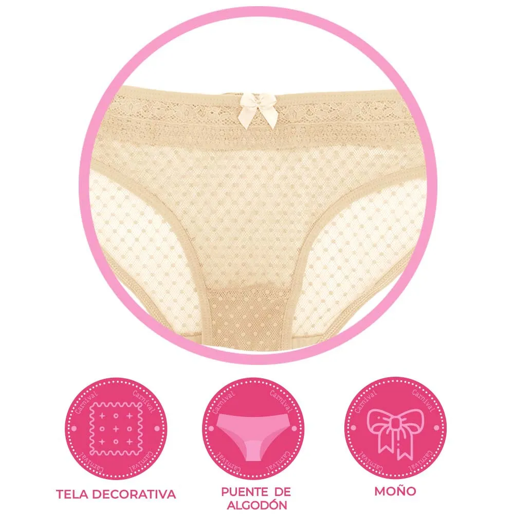 Pantie coordinable con elástico 74385 Carnival