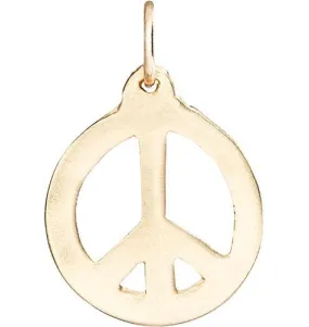 Peace Sign Cutout Charm