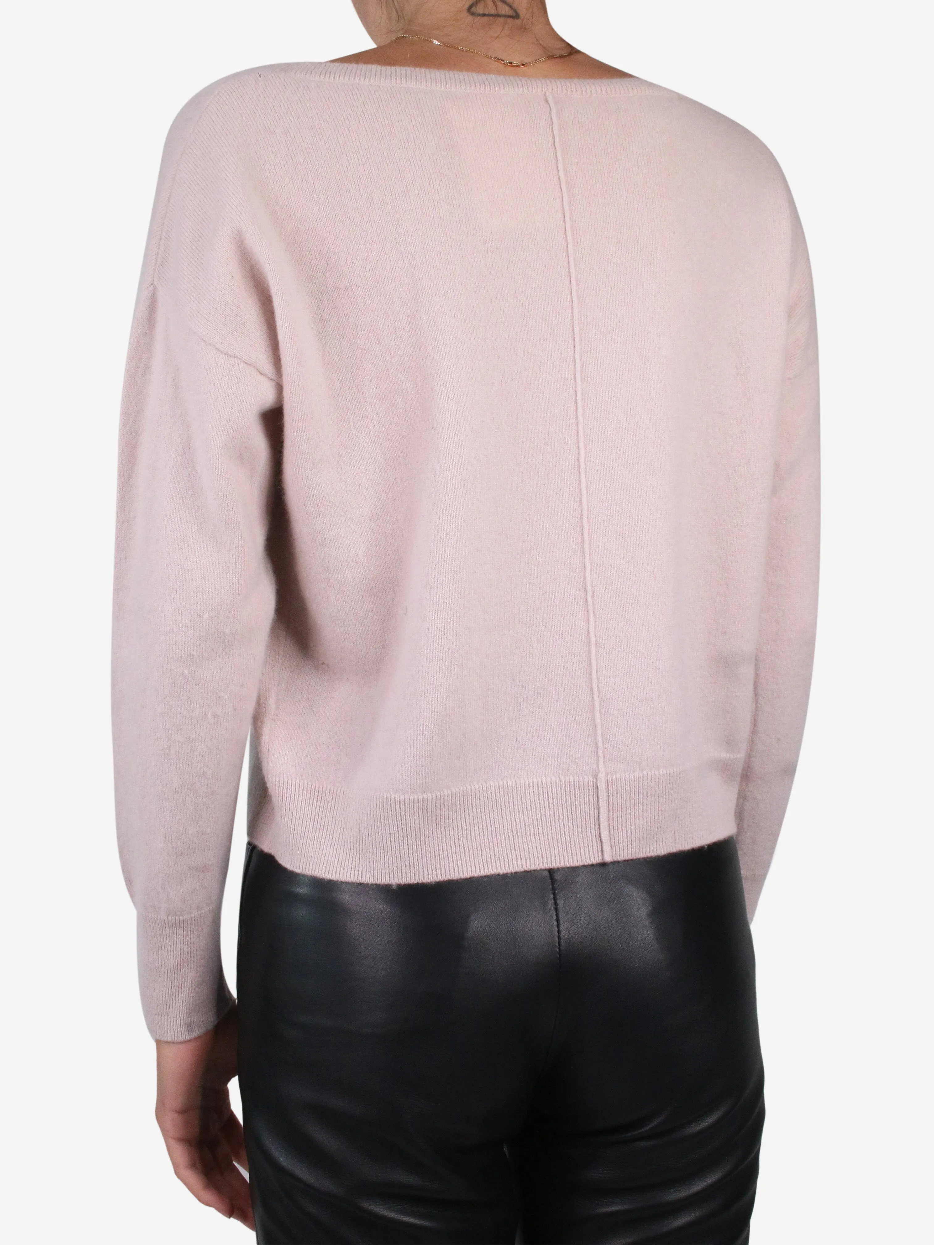 Pink cashmere sweater - size S