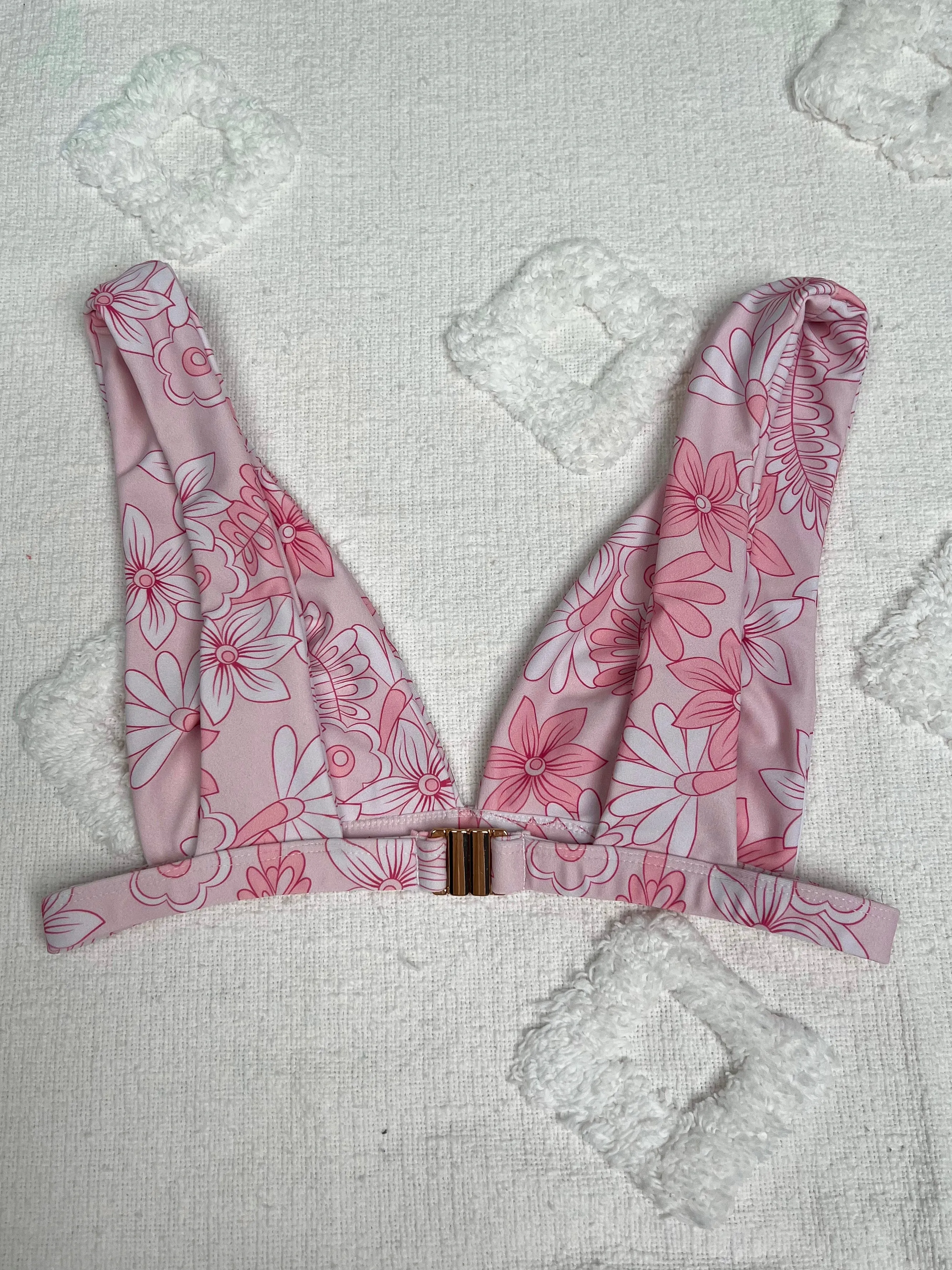 Pink Kiss Razz Bikini Top