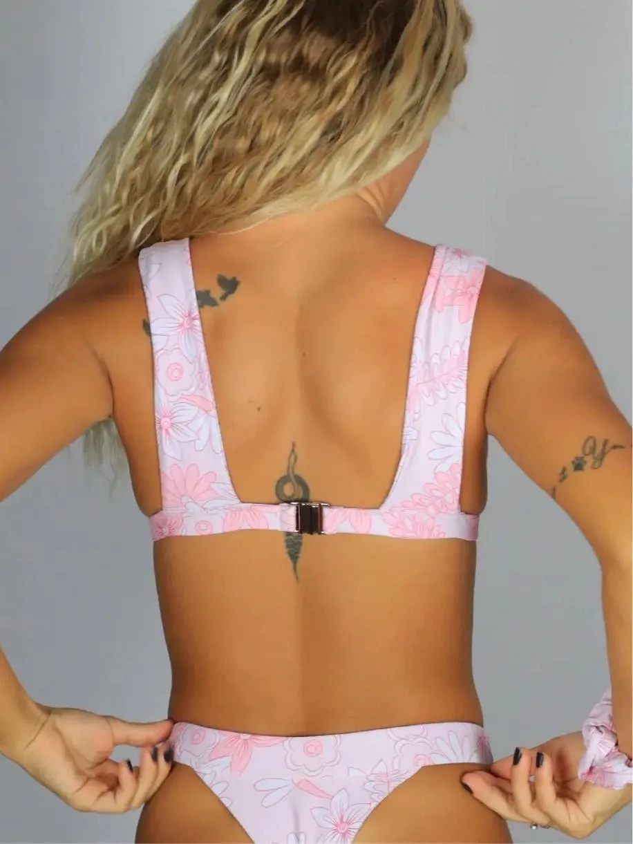 Pink Kiss Razz Bikini Top