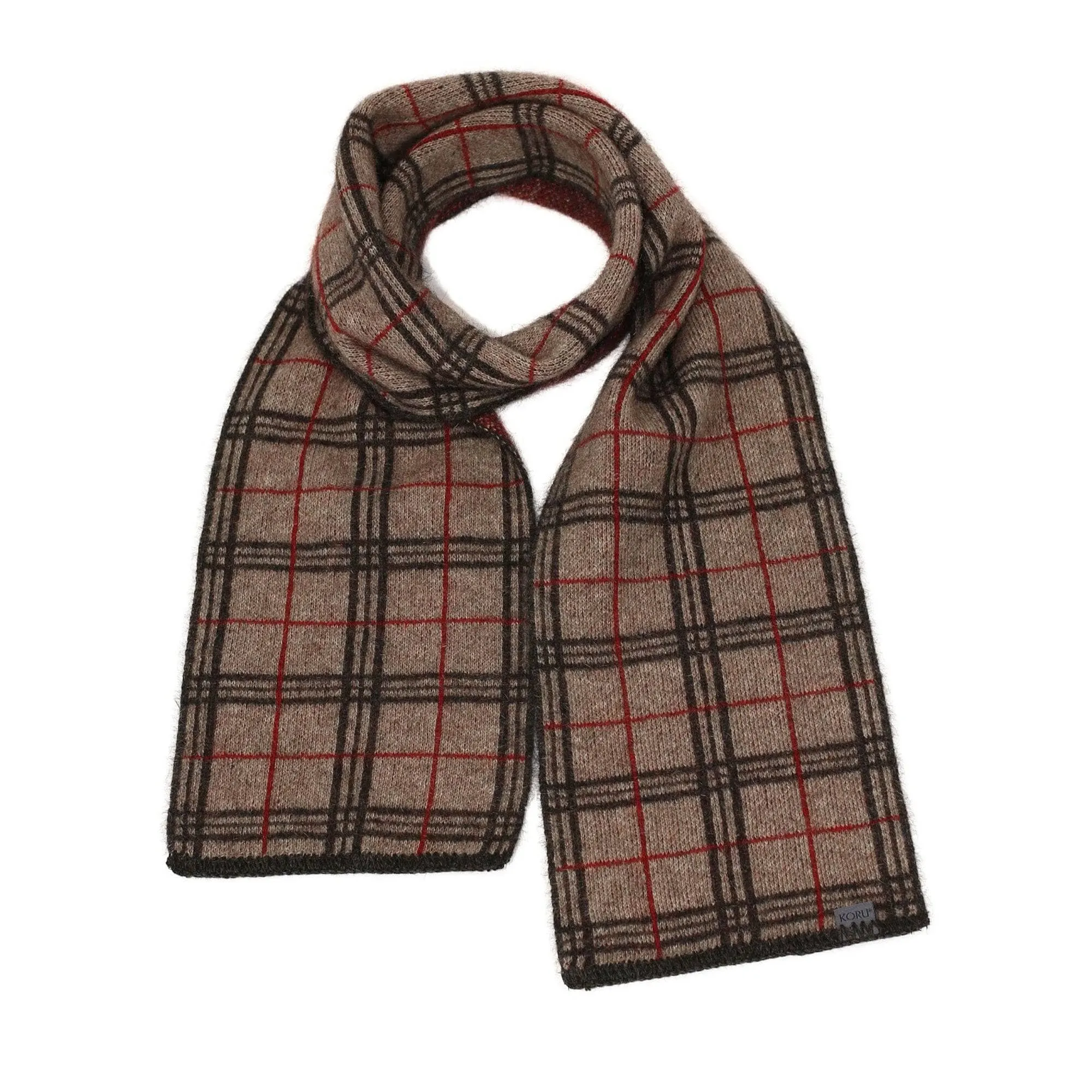 Premium Possum and Merino Wool-Tartan Scarf