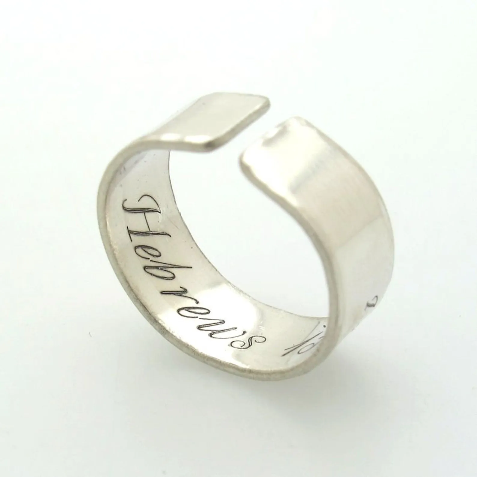 Promise Ring - Little Heart Engraving Ring