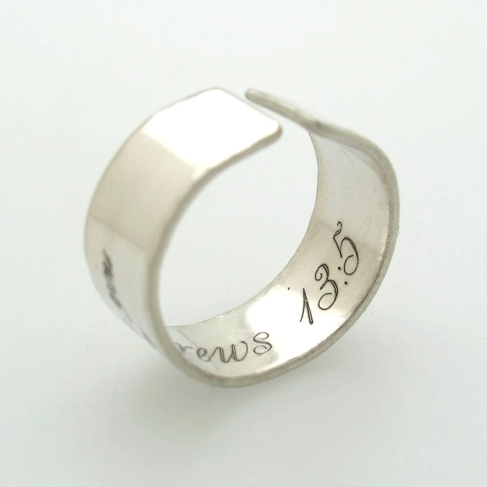 Promise Ring - Little Heart Engraving Ring