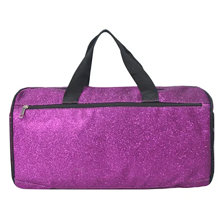 Purple Glitter NGIL Gymnastics Dance and Cheer Duffle Bags