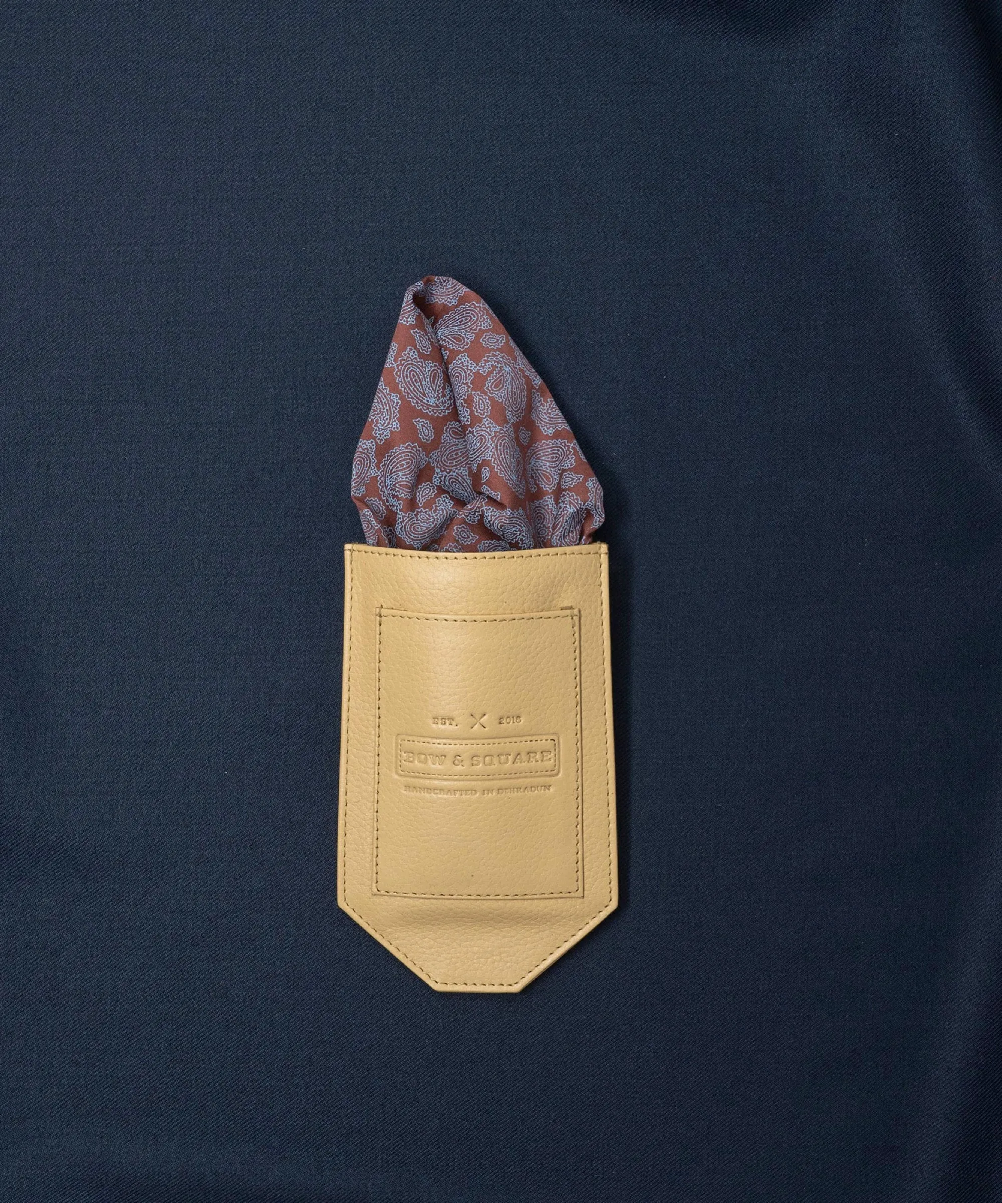 Purple Paisley Pocket Square