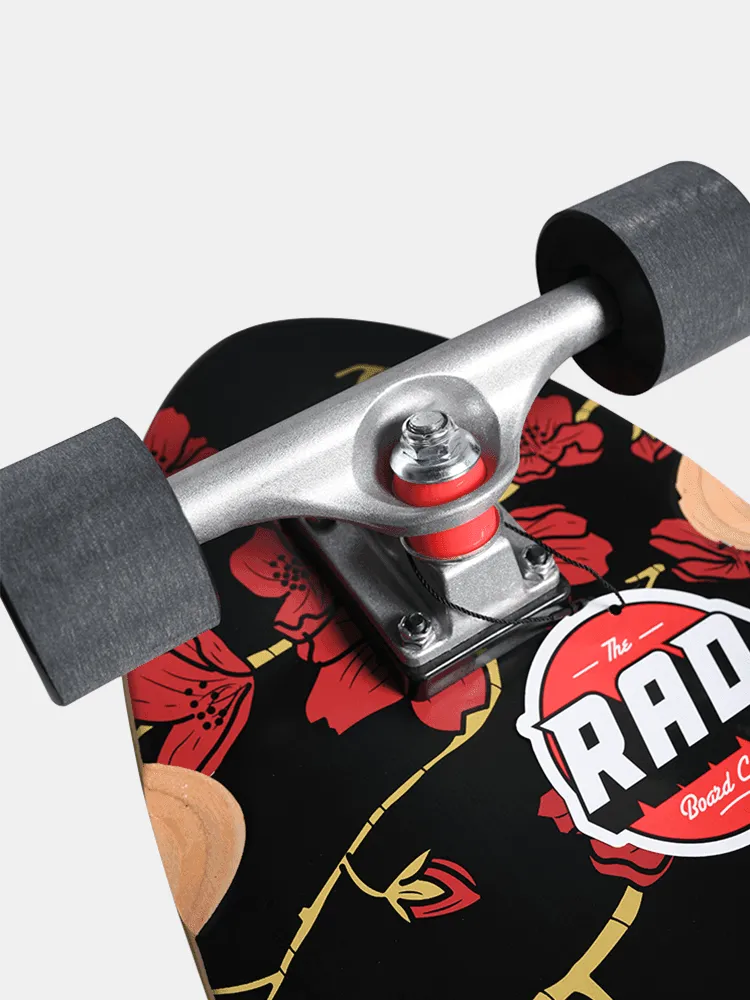 Rad Cali Cruiser Cherry Blossoms Complete - Black / Red