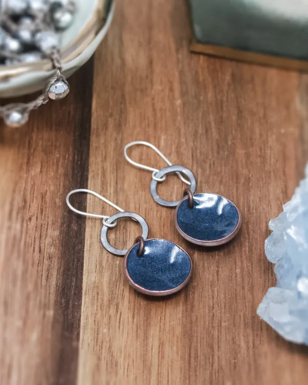 Revolve Small Patina Penny earrings [made to order]