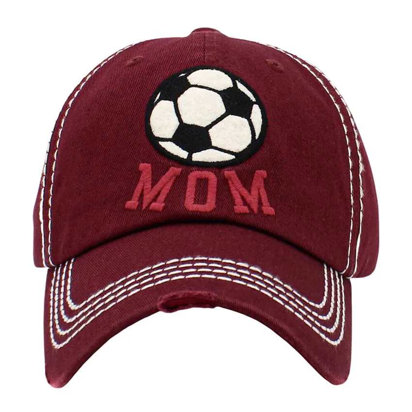 Soccer Mom Message Vintage Baseball Cap