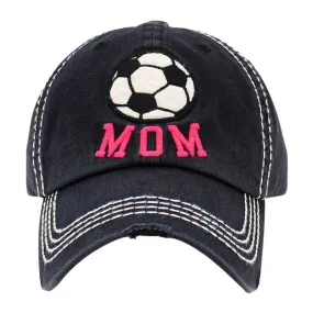 Soccer Mom Message Vintage Baseball Cap