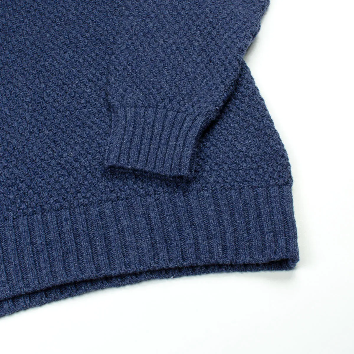 Soulland - Ricketts Honeycomb Sweater - Navy