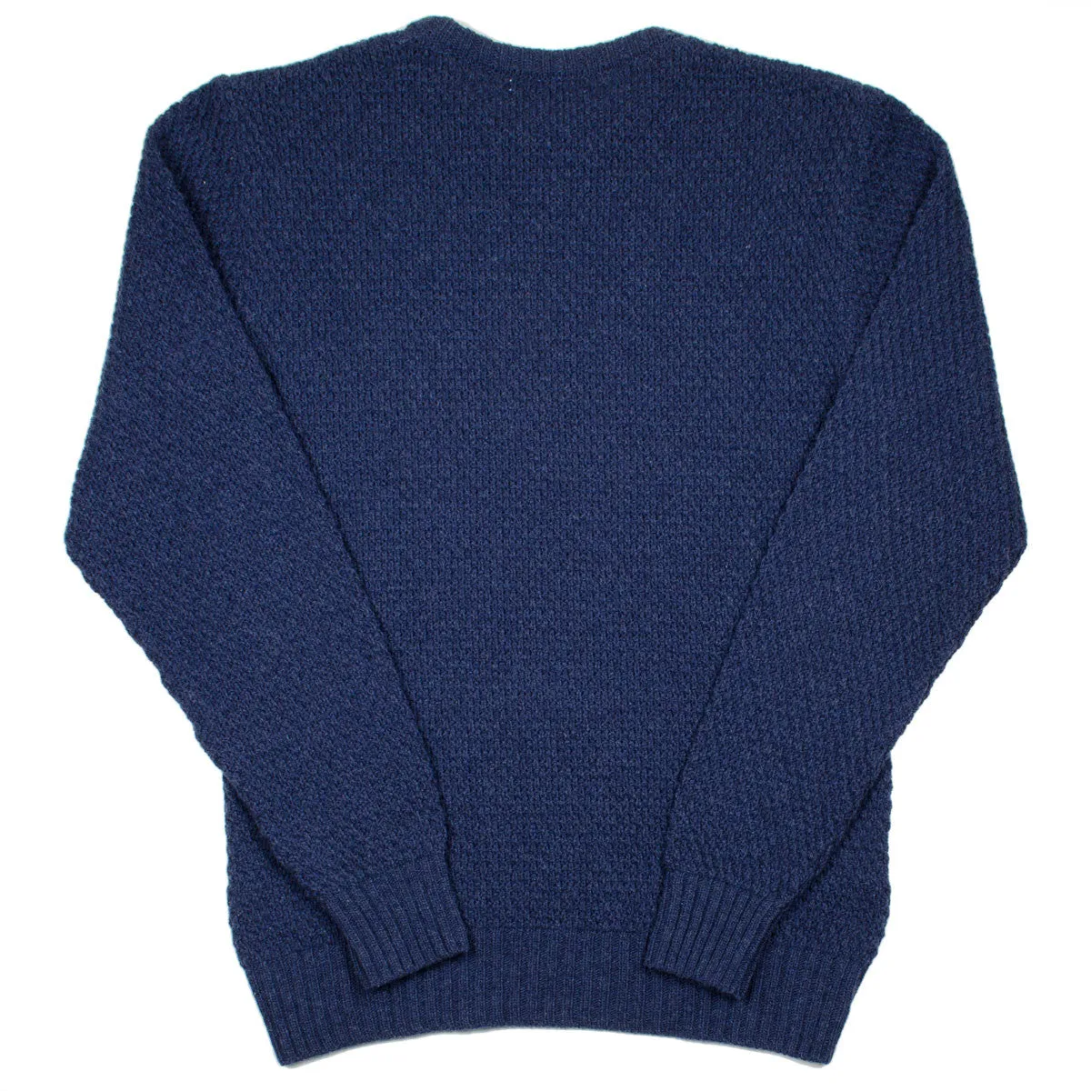 Soulland - Ricketts Honeycomb Sweater - Navy