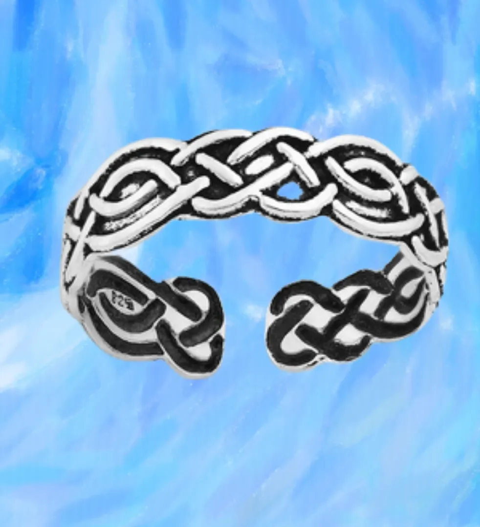 Sterling Silver Celtic Toe Ring