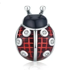 Sterling Silver Lady Bug Charm