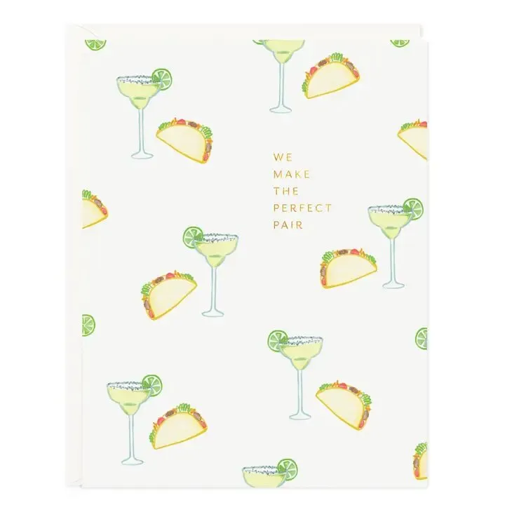 Taco & Marg Perfect Pair Greeting Card