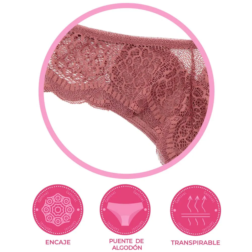 Tanga coordinable con encaje 74414 Lady Carnival