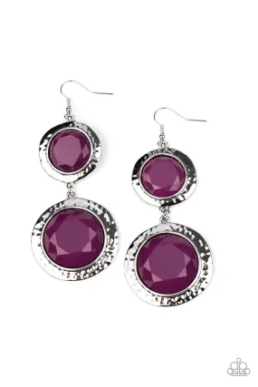 Thrift Shop Stop Purple-Earrings