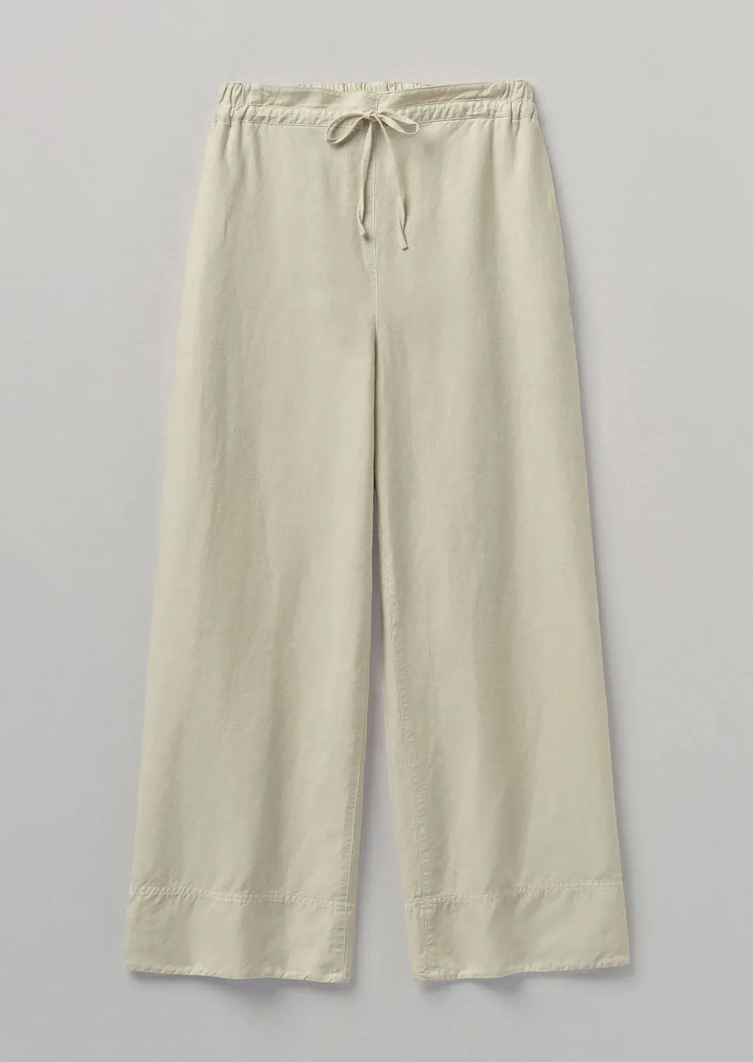 Toast - Cotton Linen Wide Leg Trousers