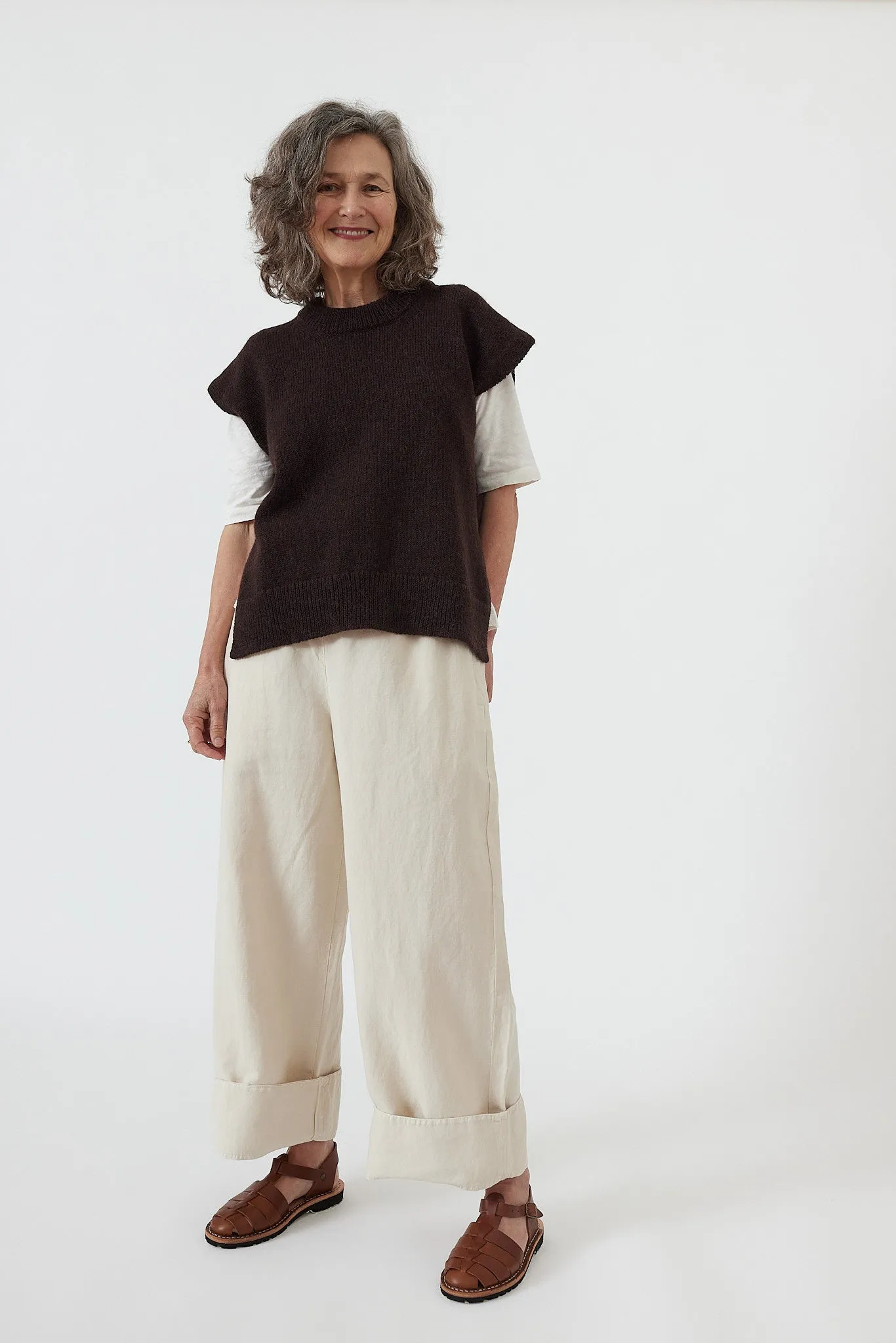 Toast - Cotton Linen Wide Leg Trousers