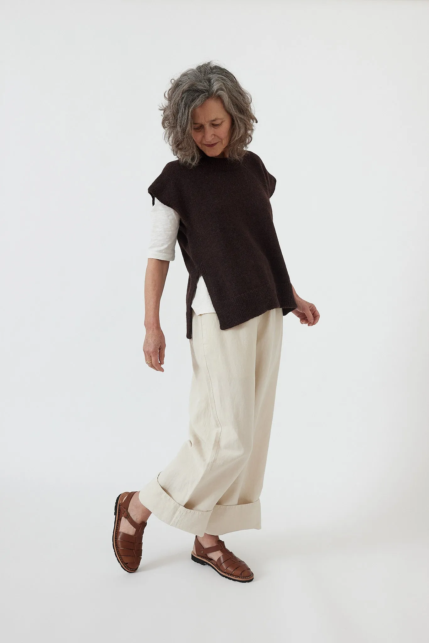 Toast - Cotton Linen Wide Leg Trousers