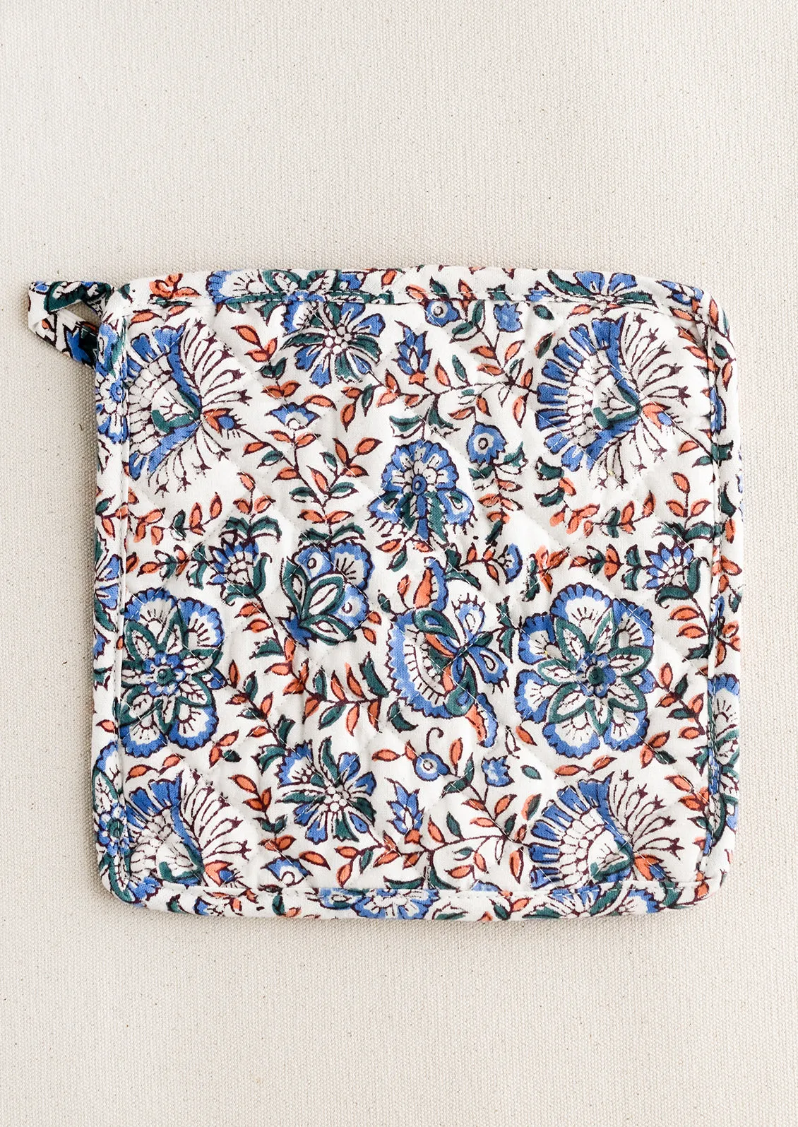 Trianon Block Print Potholder