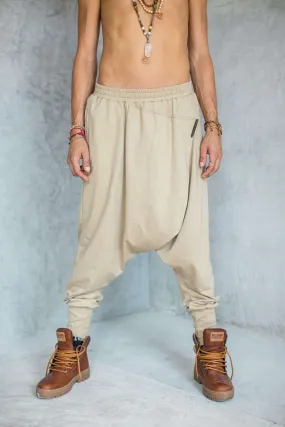 URBAN Ninja - Desert Khaki Cotton Harem Pants