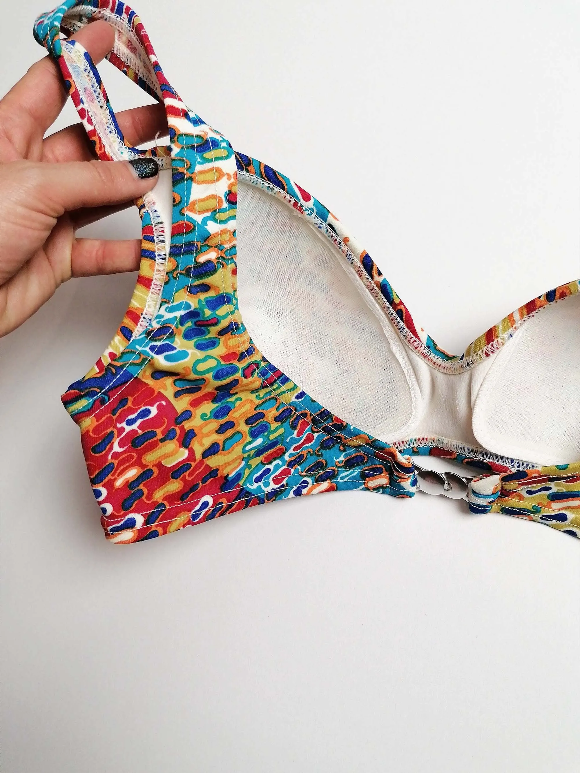 Vintage 70's 60's Retro Swimsuit Bra