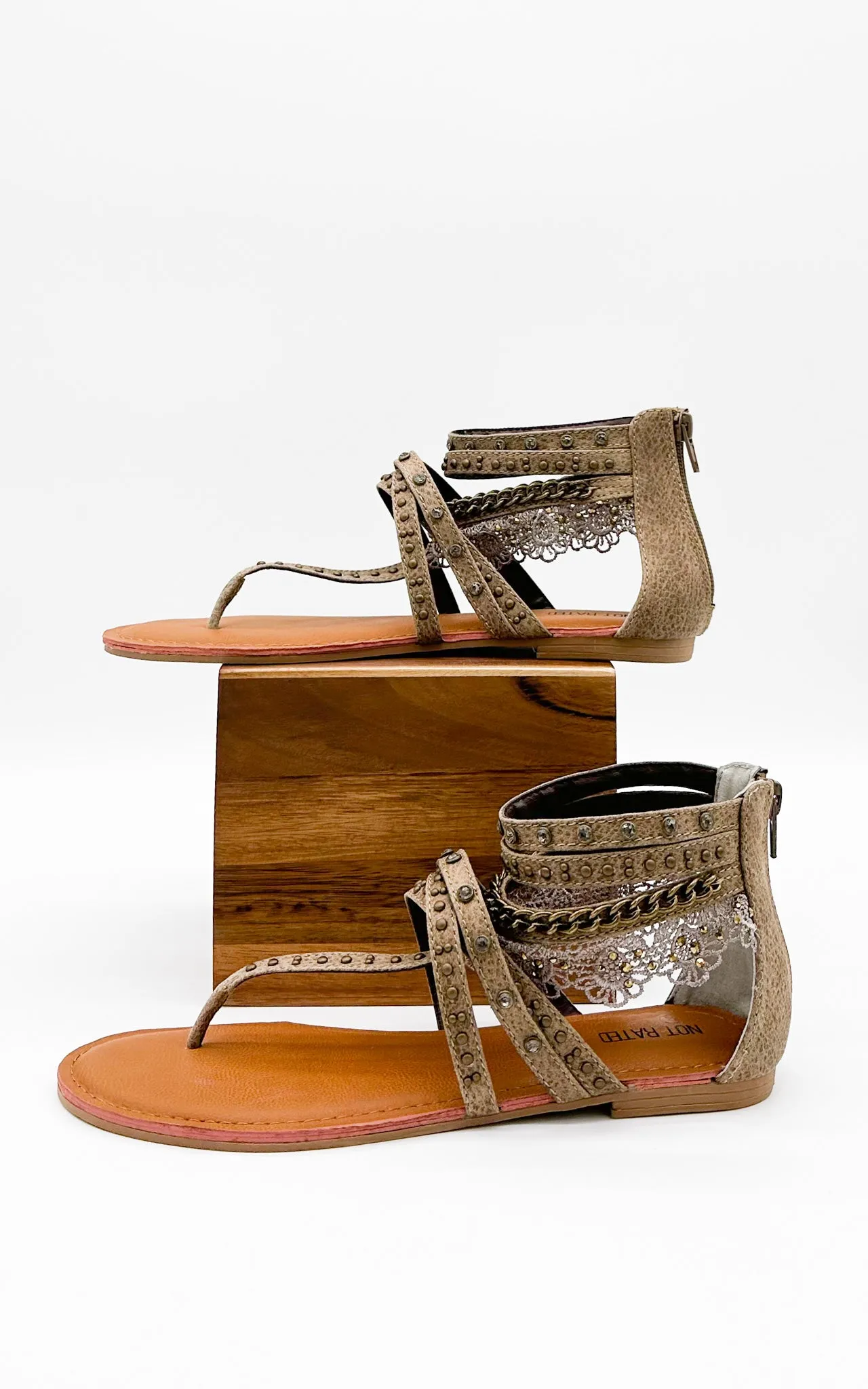 Willow Sandal in Taupe