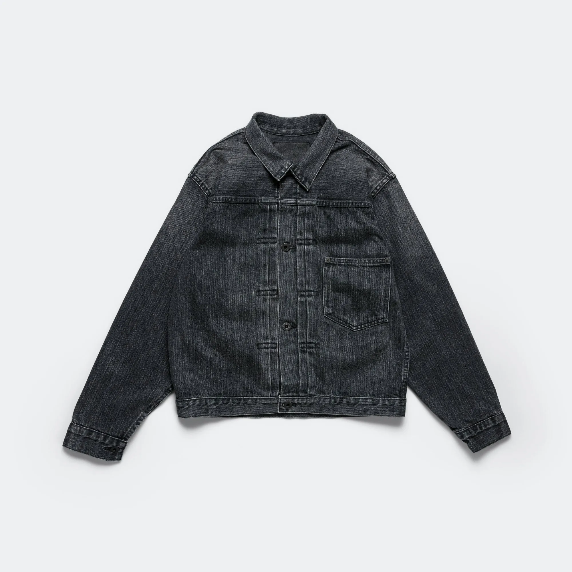 WWII Type1 Denim Jacket - Black